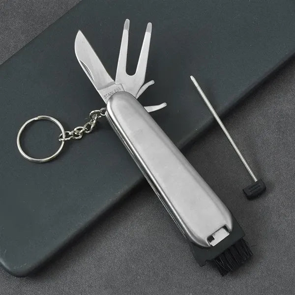 Stainless Steel 7-in-1 Multi-Function Golf Tool