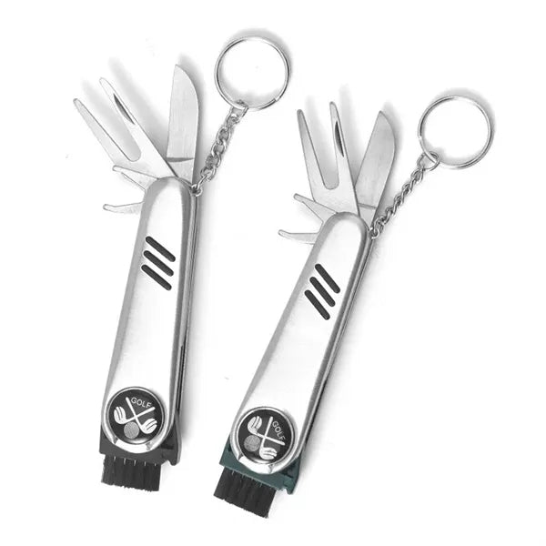 Stainless Steel 7-in-1 Multi-Function Golf Tool