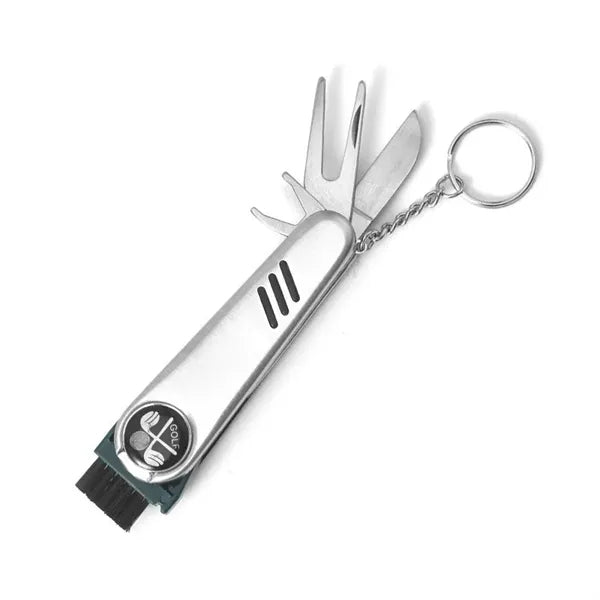 Stainless Steel 7-in-1 Multi-Function Golf Tool