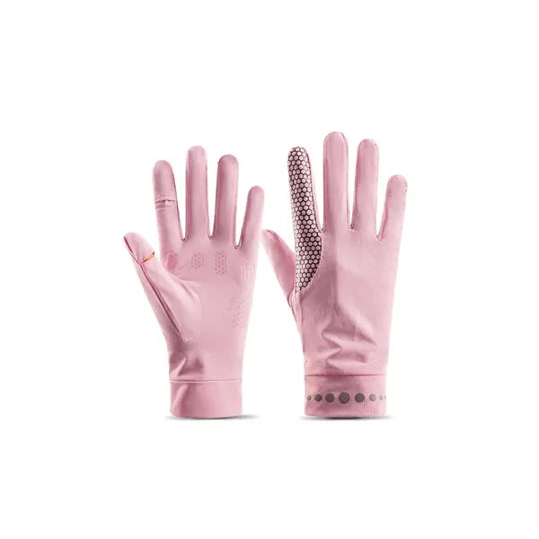 UPF 50+ UV Sun Protection Quick Dry Anti Slip Driving Gloves