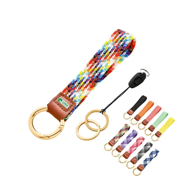 Stretchy Wristlet Keychain Lanyards