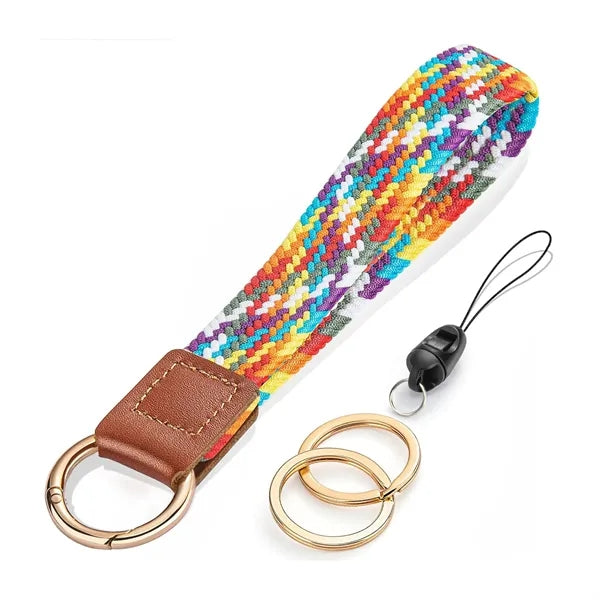 Stretchy Wristlet Keychain Lanyards