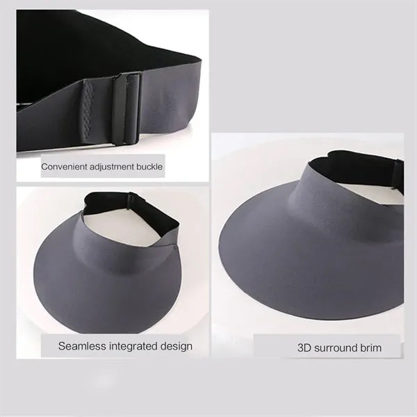 Foldable Large Brim Summer UV Protection Beach Sun Visor Hat