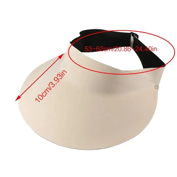 Foldable Large Brim Summer UV Protection Beach Sun Visor Hat