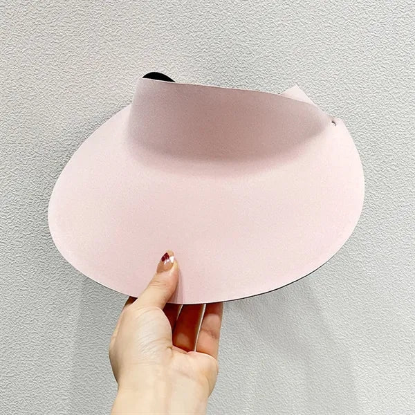 Foldable Large Brim Summer UV Protection Beach Sun Visor Hat