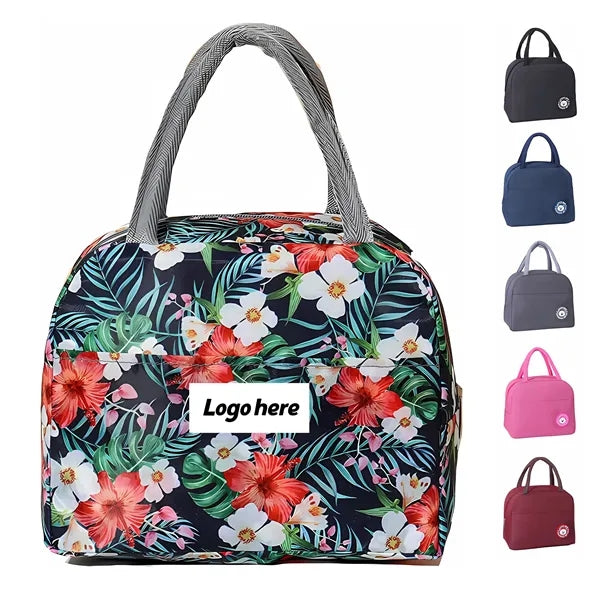 Floral Lunch Tote Bags