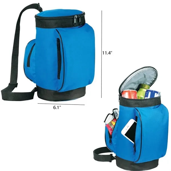 6-Can Golf Insulated Cooler Bag With Adjustable Strap