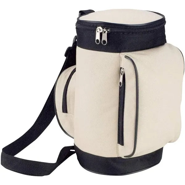 6-Can Golf Insulated Cooler Bag With Adjustable Strap