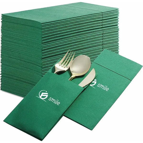 100% Natural Plant Fiber Napkins - Eco-Friendly & Soft