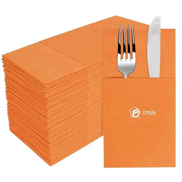 100% Natural Plant Fiber Napkins - Eco-Friendly & Soft