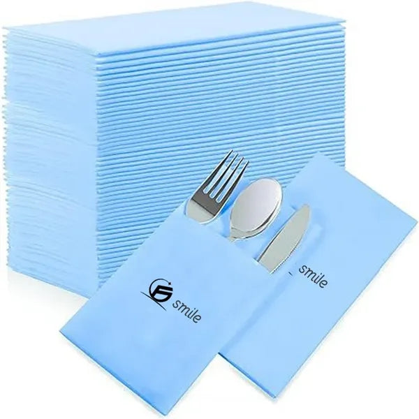 100% Natural Plant Fiber Napkins - Eco-Friendly & Soft