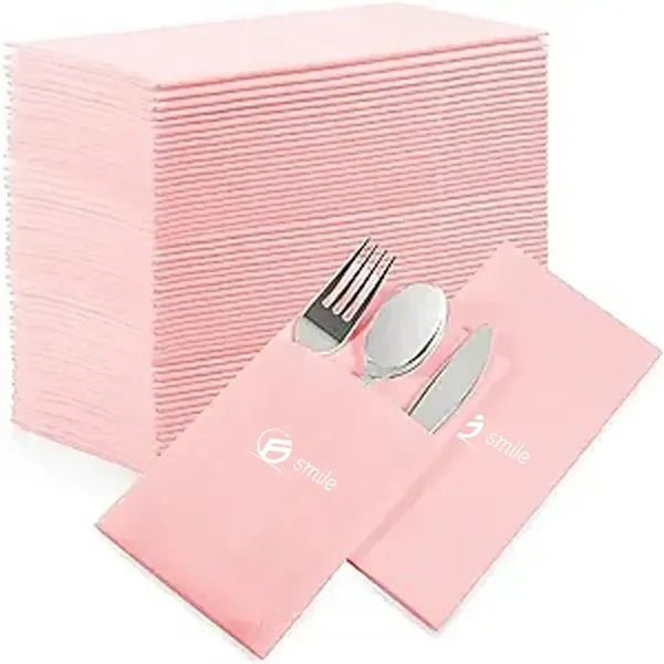100% Natural Plant Fiber Napkins - Eco-Friendly & Soft