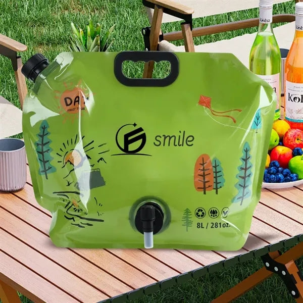 Collapsible Water Container - Portable Spigot & BPA Free
