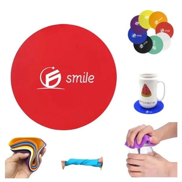 Silicone Jar Opener Pads - Non-Slip Grip & Dishwasher Safe