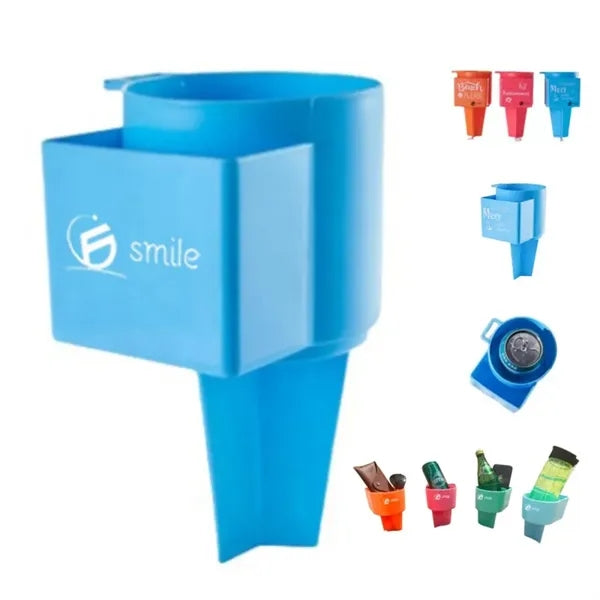 Beach Cup Holder Stand - Adjustable & Sand-Proof