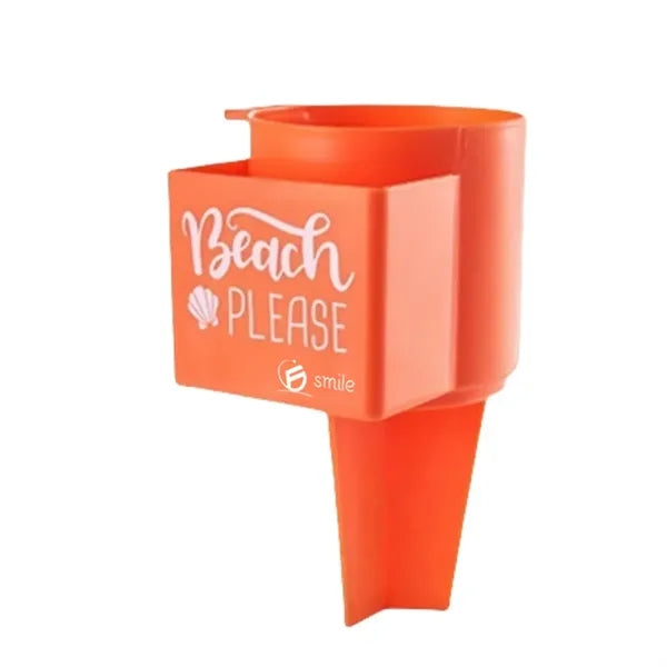 Beach Cup Holder Stand - Adjustable & Sand-Proof