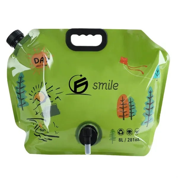 Collapsible Water Container - Portable Spigot & BPA Free