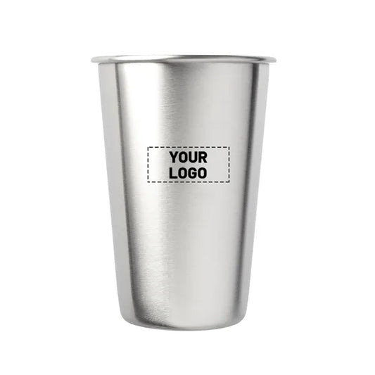 Single-wall Stainless Steel Mixing Glass, 16oz.