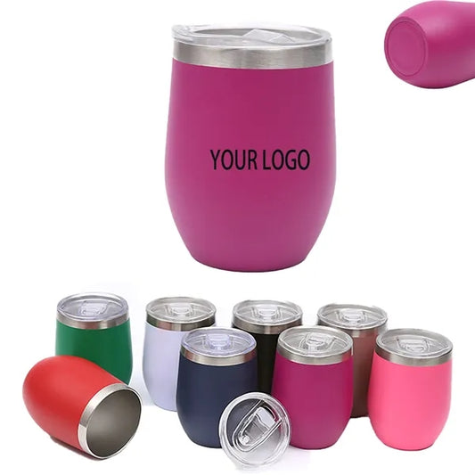 12oz Double Stainless Steel Eggshell Cup