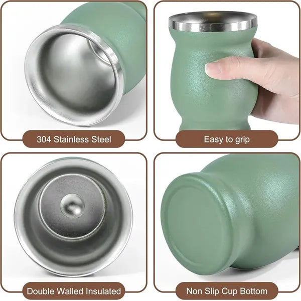 8oz Stainless Steel Yerba Mate Cup