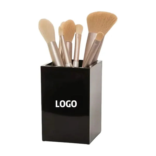 Acrylic pen holder makeup brush storage case