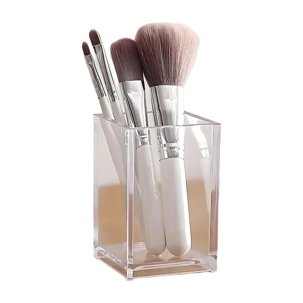 Acrylic pen holder makeup brush storage case