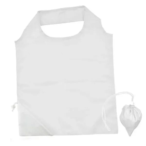 190T Polyester Fabric Triangle Drawstring Folding Tote Bag
