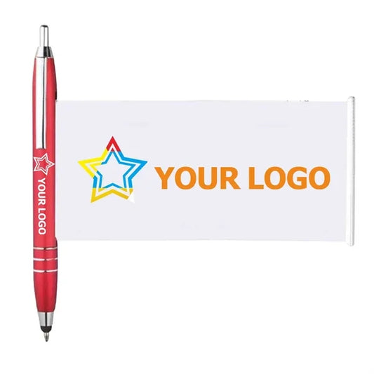 Advertising Pullout Banner Scroll Stylus Pen