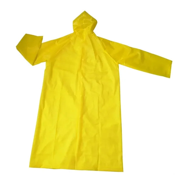 Non-disposable EVA transparent thickened adult long raincoat