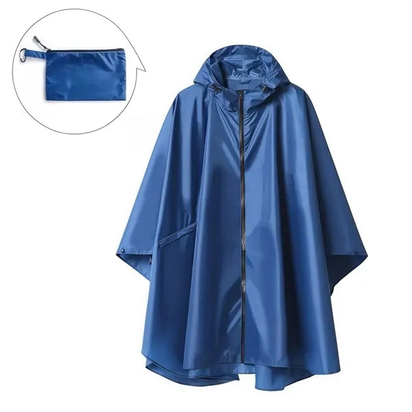 Unisex Rain Poncho Raincoat Hooded for Adults