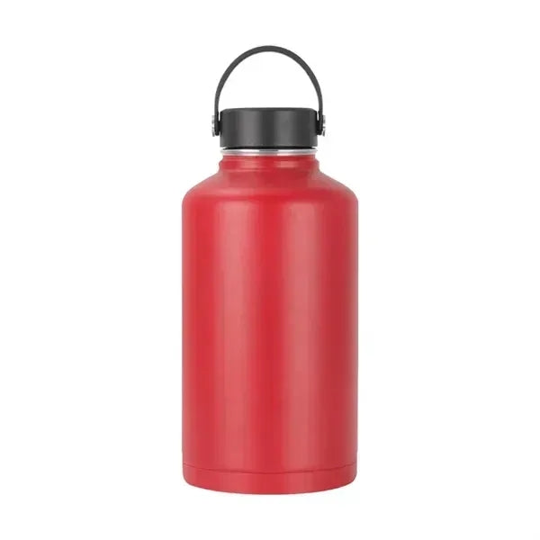 64oz Stainless Steel Sports Water Bottle with Flat Lid