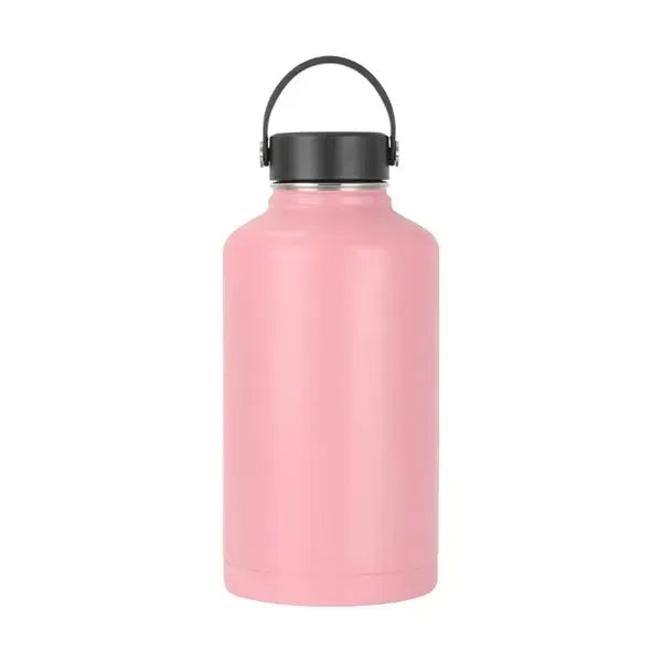 64oz Stainless Steel Sports Water Bottle with Flat Lid