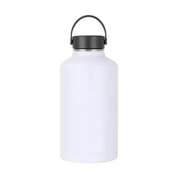 64oz Stainless Steel Sports Water Bottle with Flat Lid