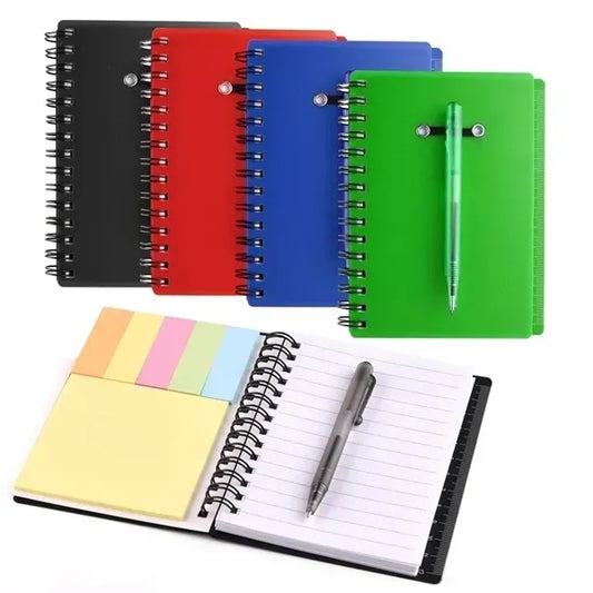 Notebook With Pen And Note