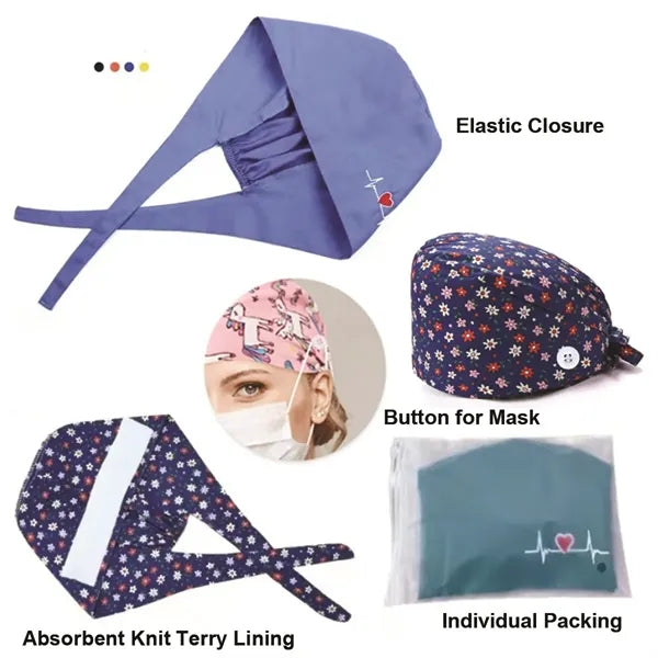 Adjustable Working Cap with Buttons