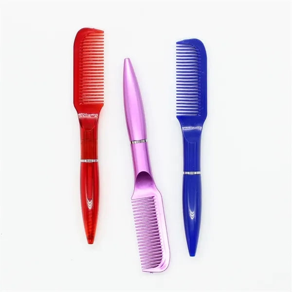 2-in-1 Ballpoint Pen With Built-In Comb