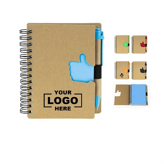 Thumbs-Up Notebook with Pen for Students