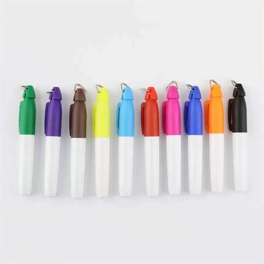Golf Ball Alignment Marker Pen with Keychain