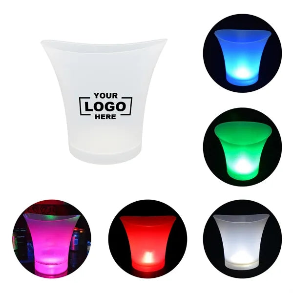 LED Light-Up Ice Bucket for Parties & Bars