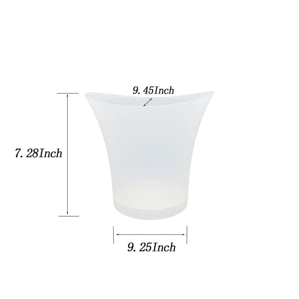 LED Light-Up Ice Bucket for Parties & Bars