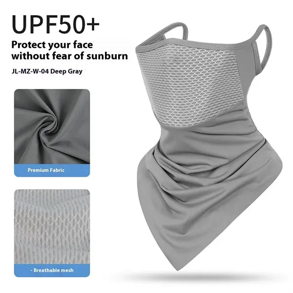 Lightweight UPF50+ Breathable Face Mask For Summer Cycling