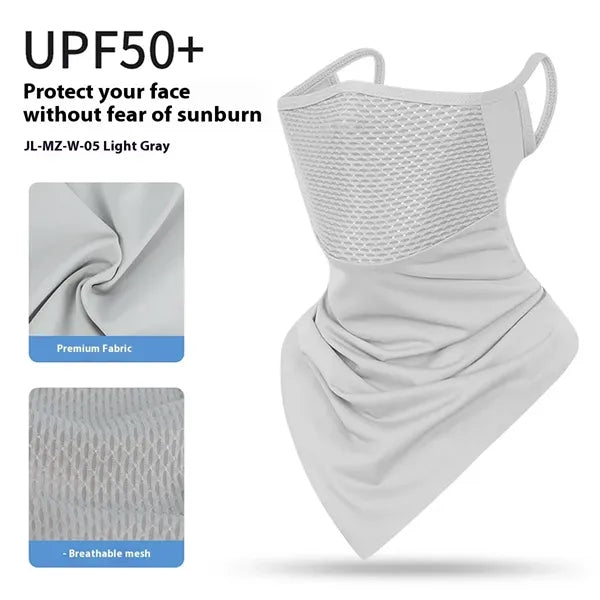 Lightweight UPF50+ Breathable Face Mask For Summer Cycling
