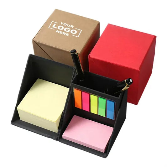 Sticky Note Holder Box w/ Foldable Design