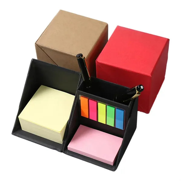 Sticky Note Holder Box w/ Foldable Design