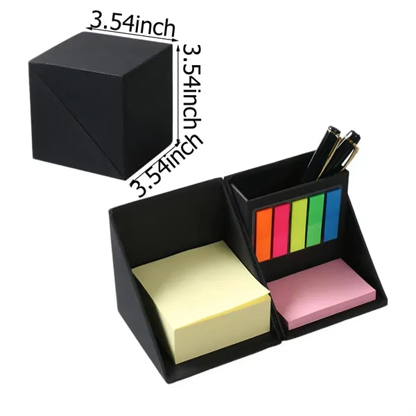 Sticky Note Holder Box w/ Foldable Design
