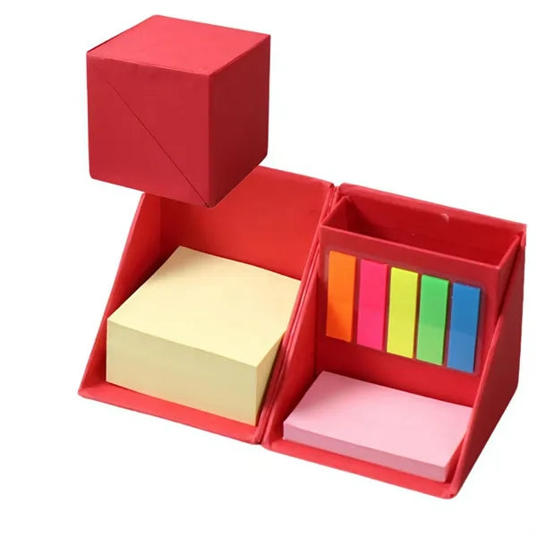 Sticky Note Holder Box w/ Foldable Design