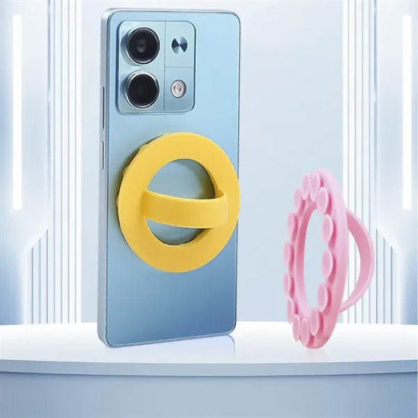 Silicone Phone Grip Ring Holder For Apple Huawei Soft Back