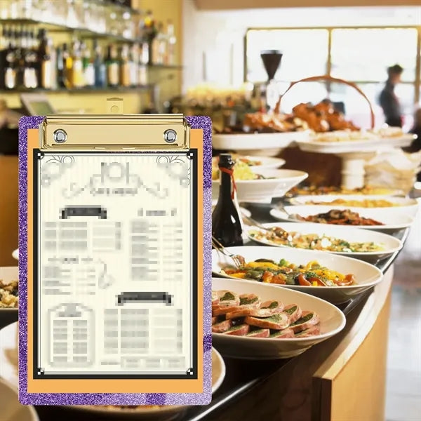 Stylish Glitter Multifunctional Office Acrylic Clipboard