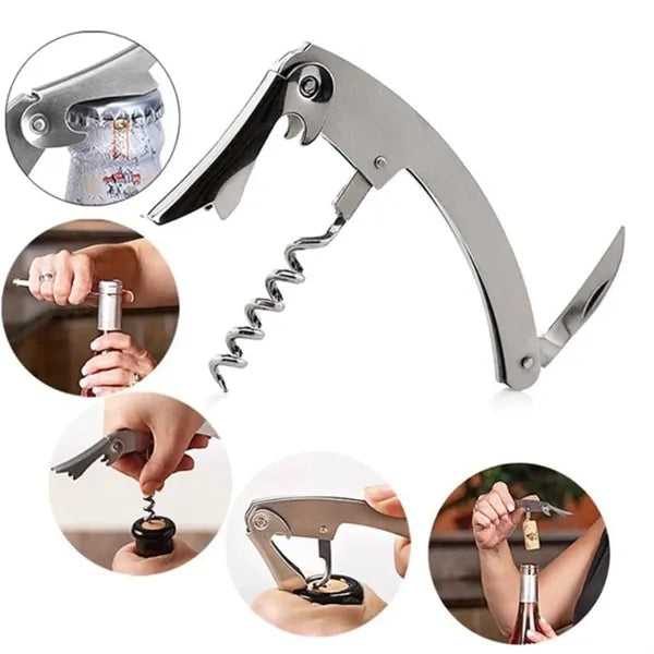 Stainless Steel Multifunctional Bottle Opener
