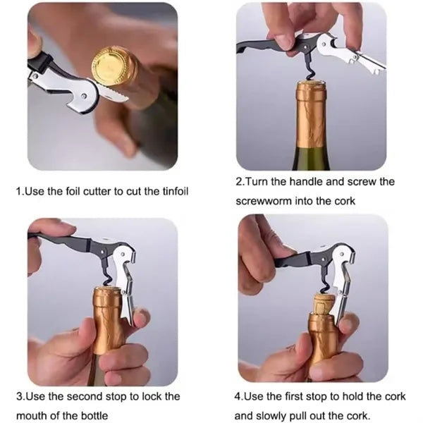 Stainless Steel Multifunctional Bottle Opener